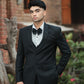 BLACK LUXURY 3-PIECE SUIT FOR MEN'S