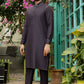 Textured Cream Kameez Shalwar