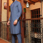 Light Purple Textured Kameez Shalwar