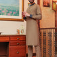 Beige Blended Kameez Shalwar