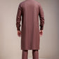 Designer Blended Brown Kameez Shalwar