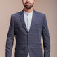 Grey Formal Blazer For Men