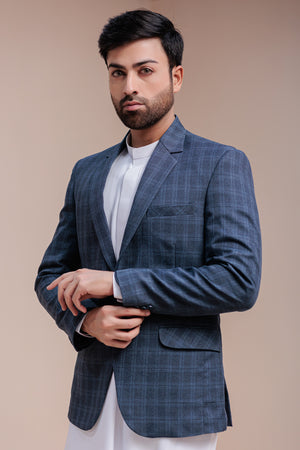 Blue Formal Blazer For Men