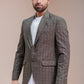 Brown Formal Blazer For Men