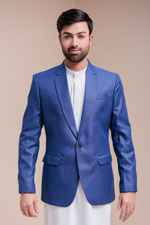 Royal Blue Formal Blazer For Men