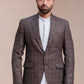 Copper Brown Formal Blazer For Men