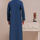 Plain Navy Blue Saudi Thobes