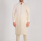 Cream Blended Kameez Shalwar