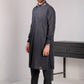 Black With White Self Kameez Shalwar