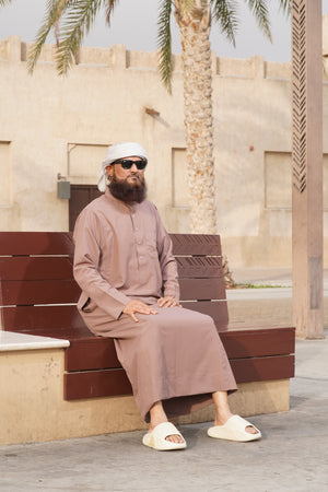 Plain Camel Saudi Thobes