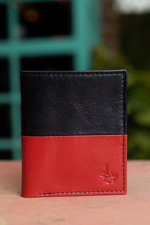 Tiller Red & Black Two Tone Wallet