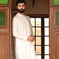 OFF-WHITE-KAMEEZ SHALWAR