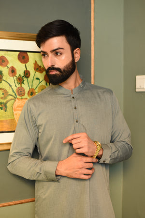 SEA GREEN-KAMEEZ SHALWAR