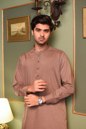 LIGHT MAHRRON-KAMEEZ SHALWAR