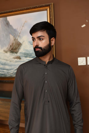 GREY-KAMEEZ SHALWAR