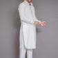 Off-White Blended Kameez Shalwar