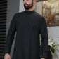 Plain Black Saudi Thobes