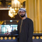 Black Embroidered Emirati Thobe